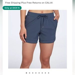 CALIA by Carrie Underwood Dark Blue Woven Shorts
